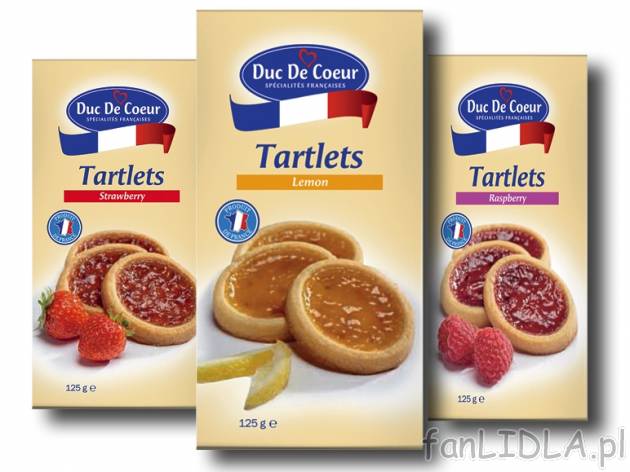 Tartaletki , cena 4,00 PLN za 125 g/1 opak., 100 g=3,99 PLN.