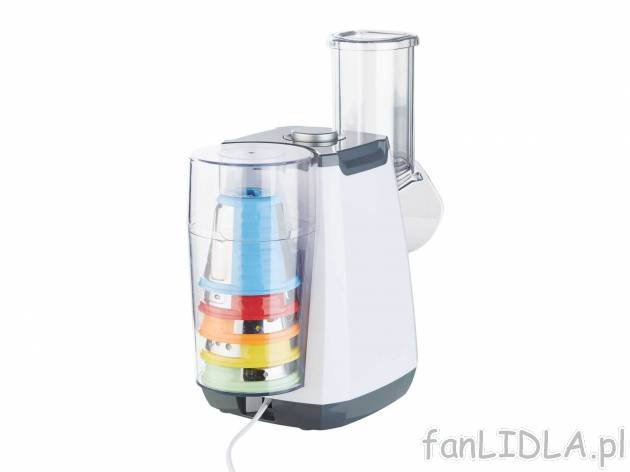Elektryczna tarka do warzyw 150 W Silverscrest Kitchen Tools, cena 59,00 PLN 
- ...