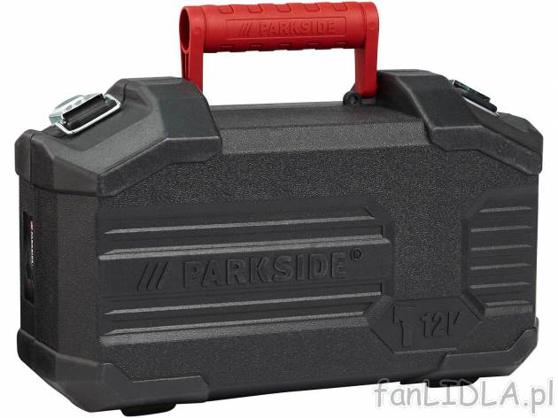 Akumulatorowa szlifierka kątowa 12 V Parkside, cena 99,00 PLN 
- wytrzymały akumulator ...