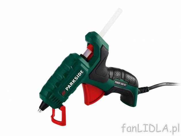Pistolet do klejenia na gorąco Parkside PNKP 105 B1, cena 14,00 PLN 
- do klejenia, ...