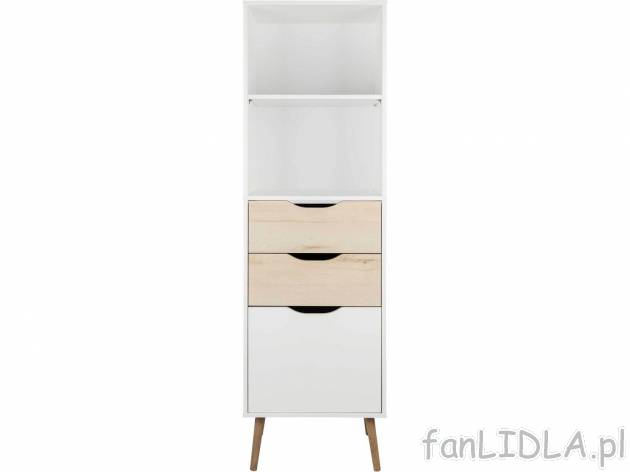 Regał Livarno, cena 149,00 PLN 
- 50,2 x 171,3 x 38,1 cm (szer. x wys. x gł.)
- ...