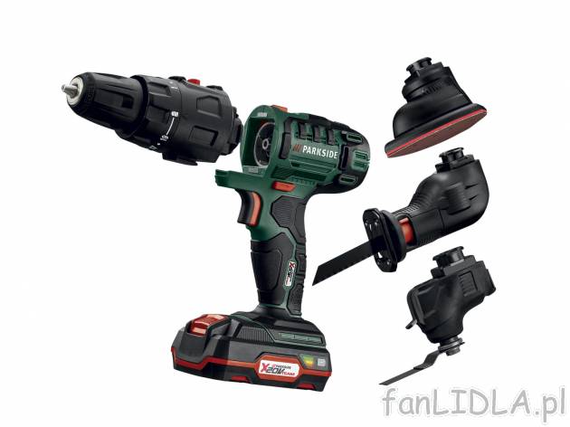 Akumulatorowe urządzenie wielofunkcyjne 4 w 1, 20 V Parkside X20VTeam, cena 199,00 ...