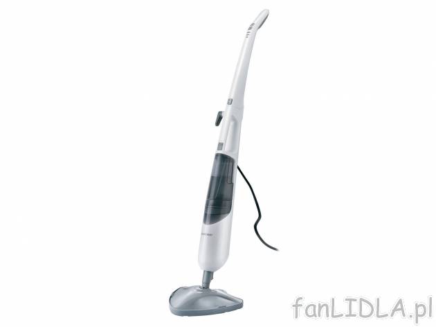Mop parowy 1630 W Silvercrest, cena 69,00 PLN 
- gotowy do użycia w 25 s
- poj. ...