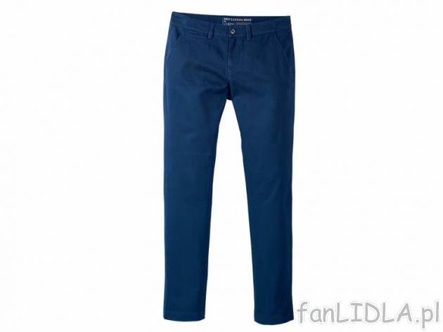 Spodnie twillowe Livergy, cena 49,99 PLN za 1 para 
- CHINO - prosty, wygodny fason ...
