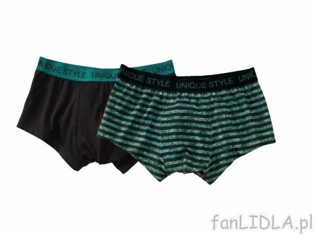 Bokserki, 2 pary Livergy, cena 22,99 PLN za 2 pary 
- rozmiary: M-XL 
- 3 zestawy ...