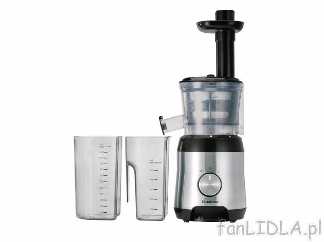 Wyciskarka wolnoobrotowa 300 W , cena 199,00 PLN 
- niskie obroty (ok. 70 obr. ...