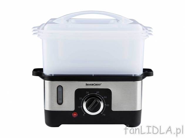 Parowar 950 W Silverscrest Kitchen Tools, cena 79,90 PLN 
- 75-minutowy timer
- ...