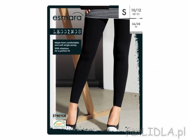 Legginsy Esmara, cena 19,99 PLN za 1 para 
- z miękkiego, pojedynczego jerseyu
- ...