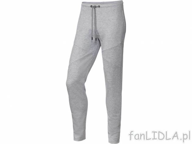 Spodnie dresowe z bawełną Crivit, cena 34,99 PLN 
męskie 
- rozmiary: M-XL
- ...