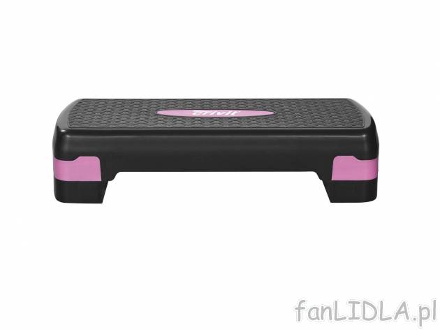 Steper do ćwiczeń Crivit, cena 49,99 PLN 
2 wzory 
- ok. 68 x 28 x 10-15 cm
- ...