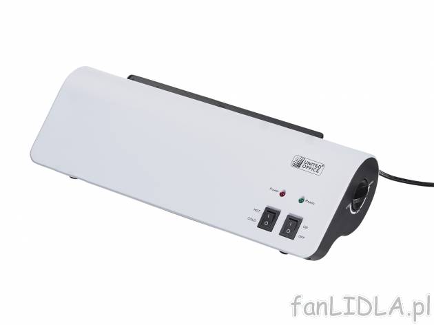 Urządzenie do laminowania United Office, cena 69,90 PLN 
- do laminowania na gorąco ...