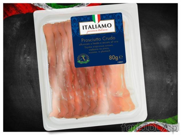 Szynka , cena 3,77 PLN za 80 g, 100g=4,71 PLN. 
- Typowy, tyrolski specjał, wędzony ...