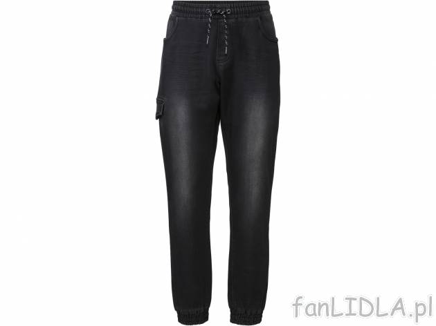 Joggery Livergy, cena 39,99 PLN 
- wysoka zawartość bawełny
- jeans o wygodzie ...
