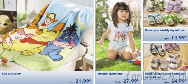 Dla dzieci odzież i buty