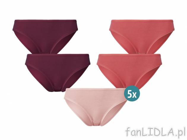 Figi, 5 par* Esmara Lingerie, cena 4,99 PLN 
* Artykuł dostępny wyłącznie w ...
