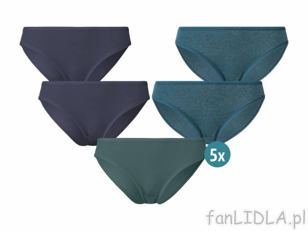 Figi, 5 par* Esmara Lingerie, cena 4,99 PLN 
* Artykuł dostępny wyłącznie w ...