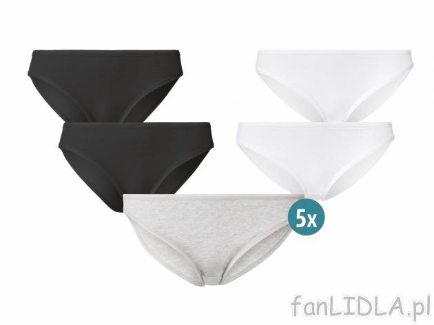 Figi, 5 par* Esmara Lingerie, cena 4,99 PLN 
* Artykuł dostępny wyłącznie w ...