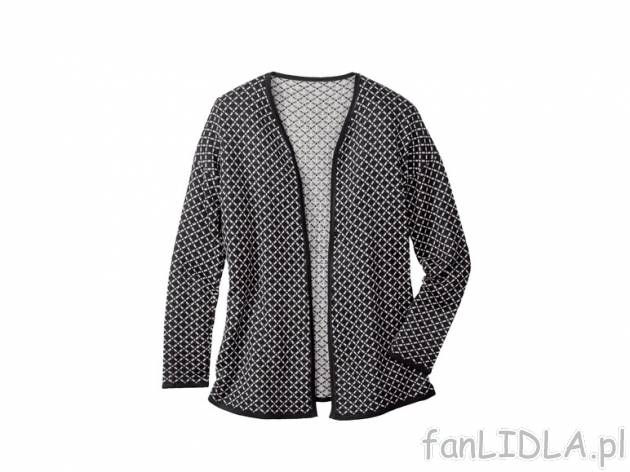 Sweter z delikatnej dzianiny Esmara, cena 39,99 PLN za 1 szt. 
- rozmiary: XS-L ...