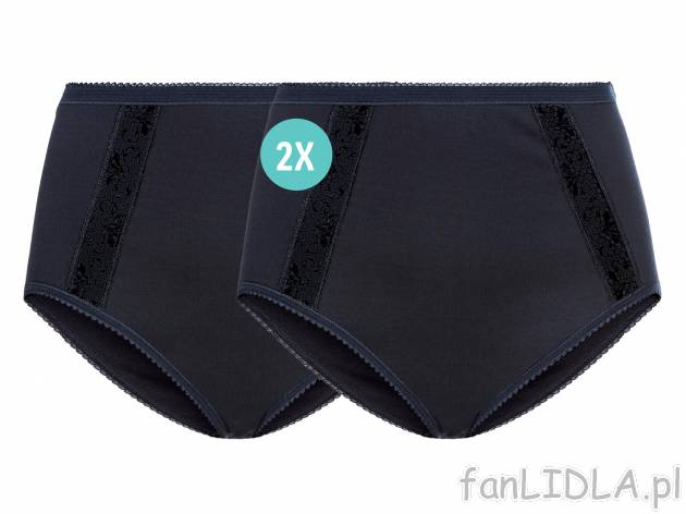 Majtki, 2 pary* Esmara Lingerie, cena 8,99 PLN 
*Artykuł dostępny wyłącznie ...