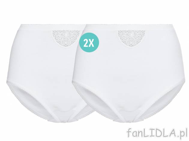 Majtki, 2 pary* Esmara Lingerie, cena 8,99 PLN 
*Artykuł dostępny wyłącznie ...