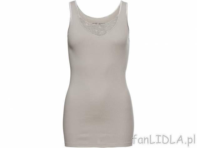 Podkoszulka na ramiączkach Esmara Lingerie, cena 12,99 PLN 
- rozmiary: M-L
- 100% ...