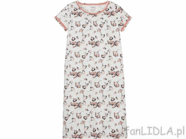 Koszula nocna Esmara Lingerie, cena 29,99 PLN 
- 100% bawełny
- rozmiary: S-L
- ...