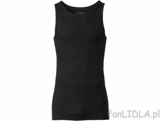 Podkoszulek męski Livergy, cena 12,99 PLN 
- rozmiary: M-XXL
- 100% bawełny
Opis

- ...