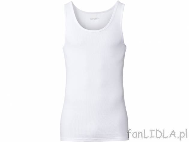 Podkoszulek męski Livergy, cena 12,99 PLN 
- rozmiary: M-XXL
- 100% bawełny
Opis

- ...