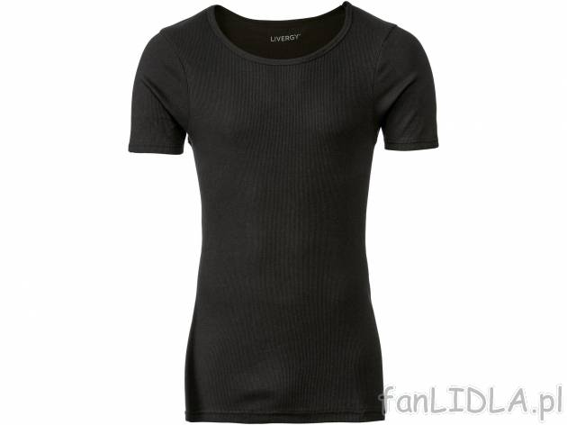 Podkoszulek męski z krótkim rękawem Livergy, cena 14,99 PLN 
- rozmiary: M-XXL
- ...