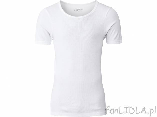 Podkoszulek męski z krótkim rękawem Livergy, cena 14,99 PLN 
- rozmiary: M-XXL
- ...