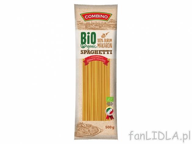 Combino Bio Spaghetti , cena 3,00 PLN za 500 g/1 opak., 1 kg=6,58 PLN.