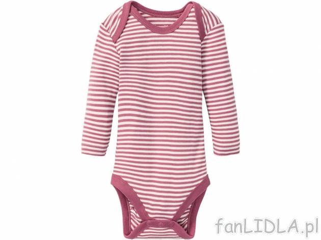 Body z długim rękawem Lupilu, cena 5,99 PLN 
- rozmiary: 62-80
- 100% bawełny
- ...
