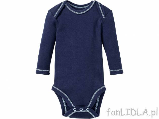 Body z długim rękawem Lupilu, cena 5,99 PLN 
- rozmiary: 62-80
- 100% bawełny
- ...