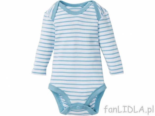 Body z długim rękawem Lupilu, cena 5,99 PLN 
- rozmiary: 62-80
- 100% bawełny
- ...