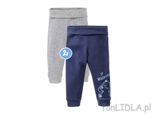 Joggery, 2 pary* Lupilu, cena 7,99 PLN 
*Artykuł dostępny wyłącznie w 2-paku. ...