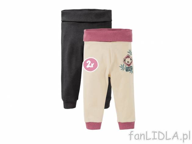 Joggery, 2 pary* Lupilu, cena 7,99 PLN 
*Artykuł dostępny wyłącznie w 2-paku. ...