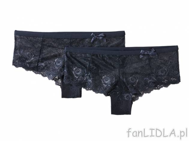 Figi lub majtki typu hipster, 2 pary Esmara, cena 19,99 PLN za 2 pary 
- rozmiary: ...