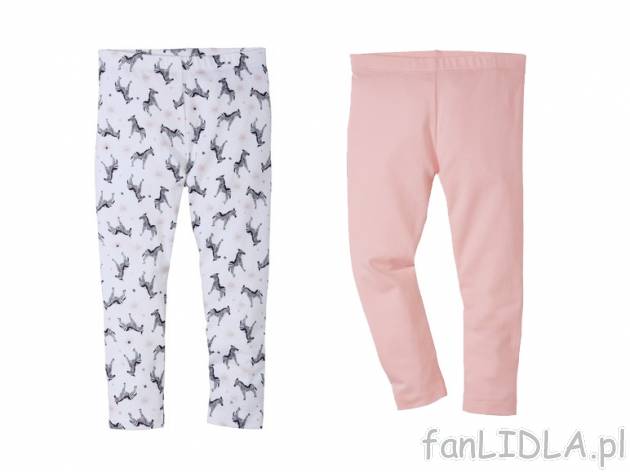 Legginsy, 2 pary Lupilu, cena 19,99 PLN za 2 pary, 1 para=10,00 (cena wyłącznie ...
