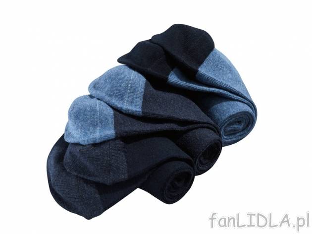 Skarpety, 3 pary Livergy, cena 12,99 PLN za 3 pary 
- rozmiary: 39-46 
- 3 zestawy ...