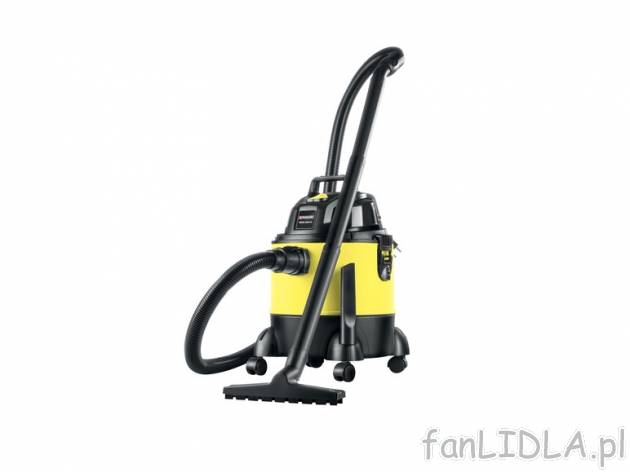 Odkurzacz do pracy na mokro i sucho 1300 W Parkside, cena 159,00 PLN za 1 szt. 
- ...