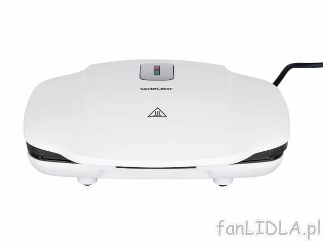 Grill kontaktowy 1000 W Silverscrest Kitchen Tools, cena 69,90 PLN 
2 kolory 
- ...