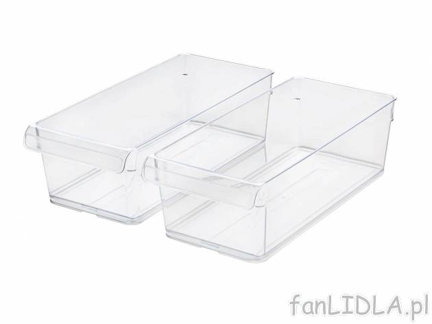 Zestaw organizerów do lodówki Ernesto, cena 14,99 PLN 
- 2 x ok. 3 l
- 14 x ...