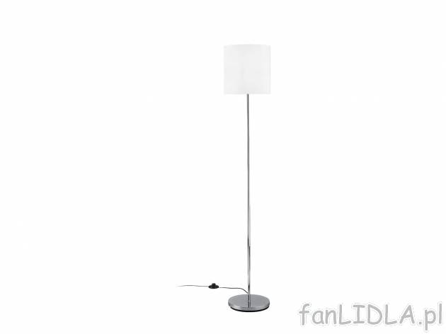 Lampa stojąca , cena 35,00 PLN za 1 szt. 
- abażur z delikatnej tkaniny
- podstawa ...