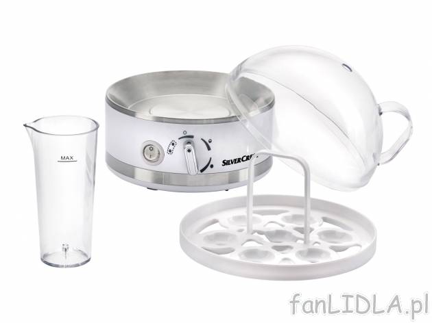 Jajowar 400 W Silverscrest Kitchen Tools, cena 39,99 PLN 
2 kolory 
- na maks. ...