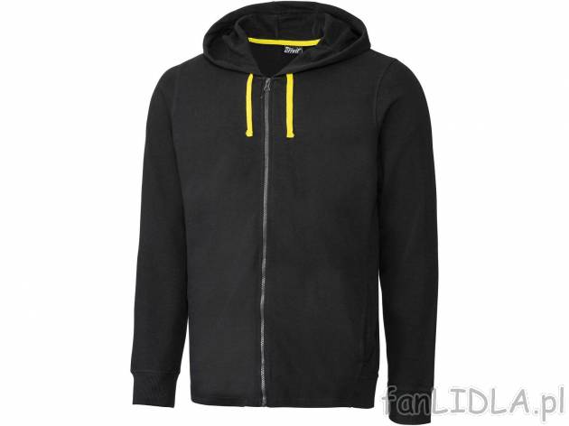 Bluza męska z bawełną Crivit, cena 39,99 PLN 
- rozmiary: M-XL
- z wygodnym ...