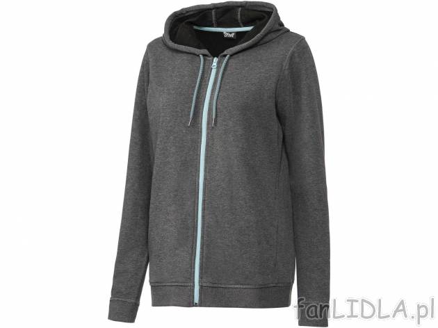 Bluza damska z bawełną Crivit, cena 34,99 PLN 
- rozmiary: S-L
- z wygodnym kapturem
- ...