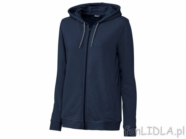 Bluza damska z bawełną Crivit, cena 34,99 PLN 
- rozmiary: S-L
- z wygodnym kapturem
- ...