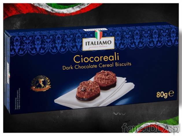Ciasteczka Ciocoreali , cena 6,99 PLN za 80 g, 100g=8,74 PLN. 
- Czarują kakao ...