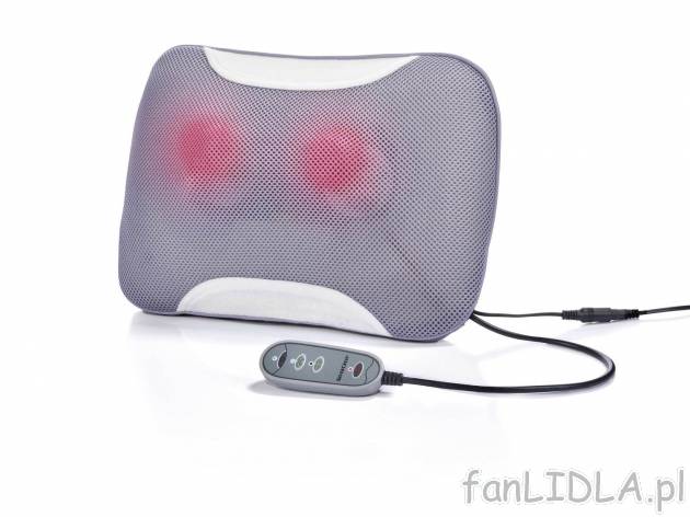 Poduszka do masażu shiatsu pleców Silvercrest Personal Care, cena 99,00 PLN 
- ...