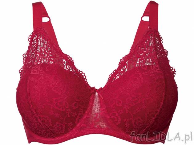 Biustonosz z koronką XXL Esmara Lingerie, cena 24,99 PLN 
rozmiary aż do 90D 
- ...